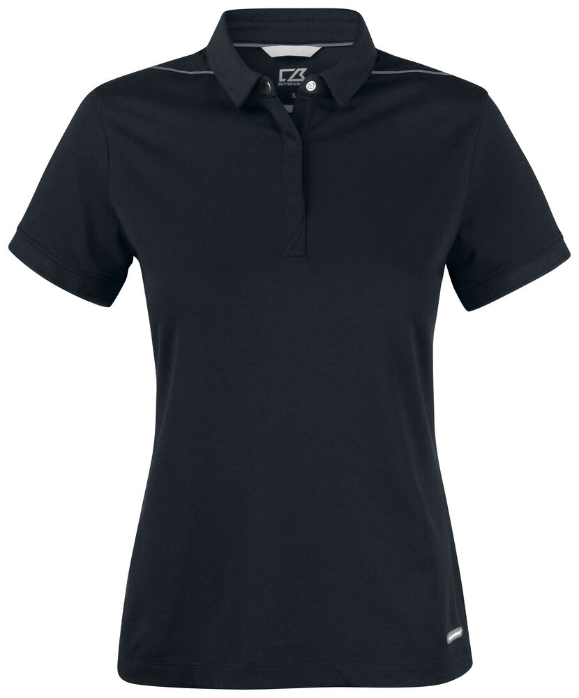 Cutter & Buck - Advantage Performance Polo Dames Zwart XL