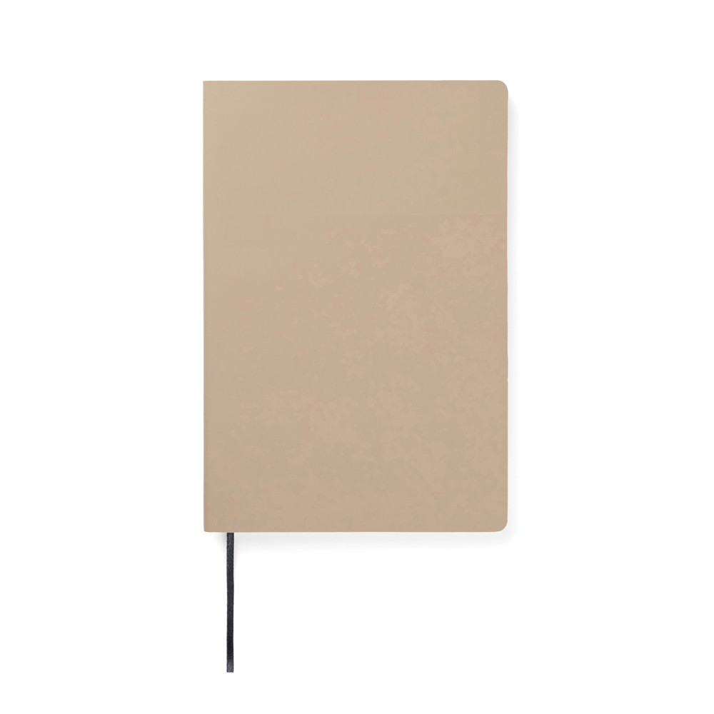 VINGA Baltimore RCS PU softcover notitieboek - greige (± PMS 16-0906 TPG)