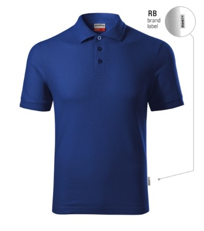 Poloshirt heren Reserve royal blue 05 (brand label)