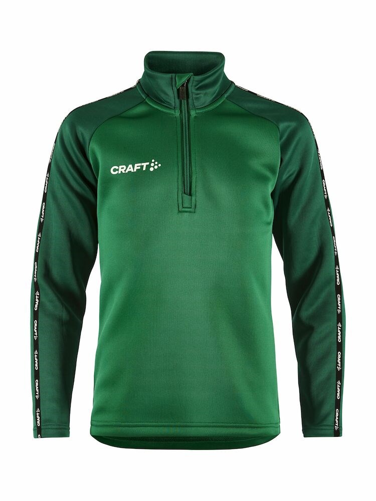 Craft - Squad 2.0 Half Zip Jr Club Cobolt/Navy 146/152 - Team Green-Ivy