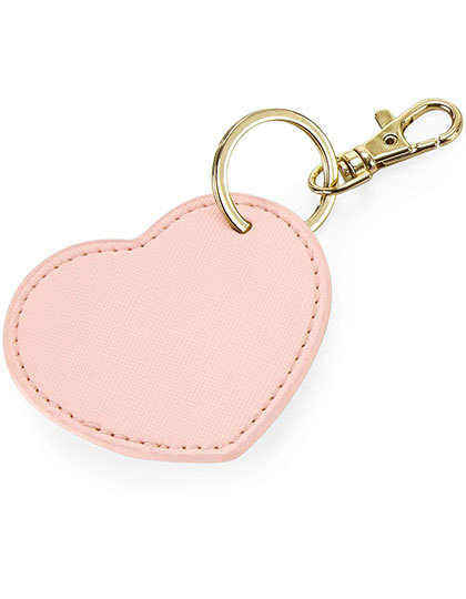 BagBase - Boutique Heart Key Clip - Soft Pink