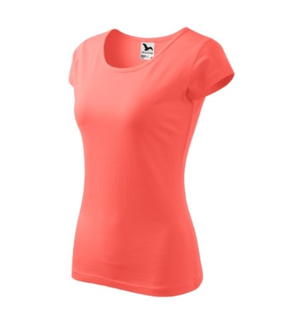 T-shirt dames Pure rood - coral