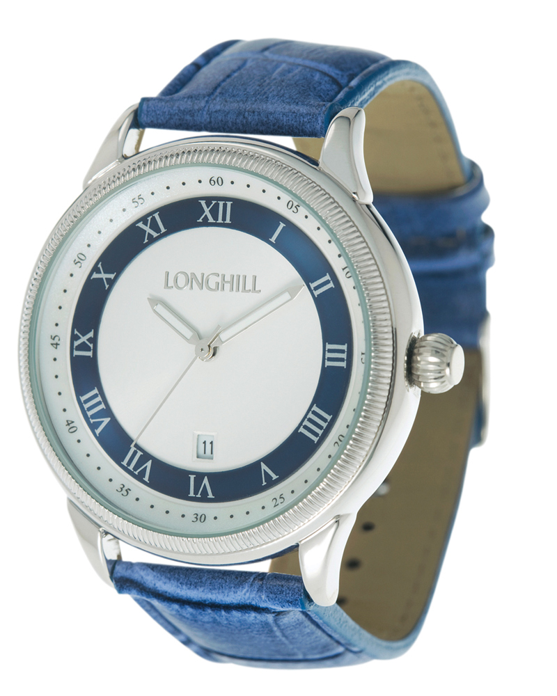 Metalen horloge AKIM - blauw