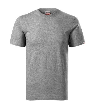 T-shirt uniseks Recall dark gray melange 12 (brand label)