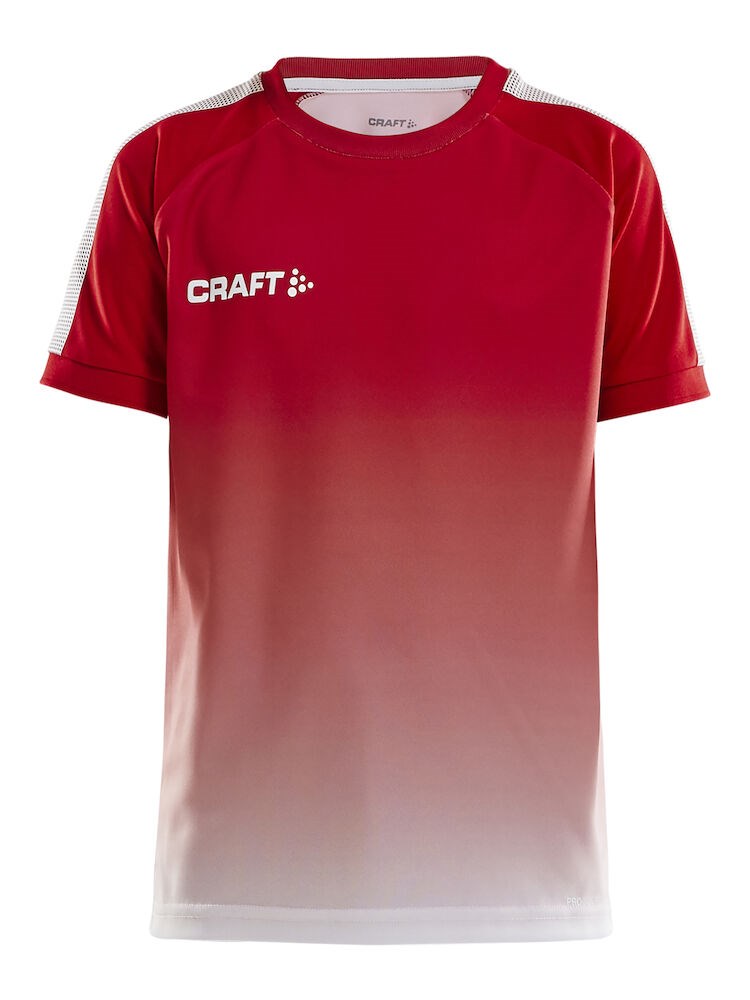 Craft - Pro Control Fade Jersey Jr Black/White 134/140 - Bright Red/White