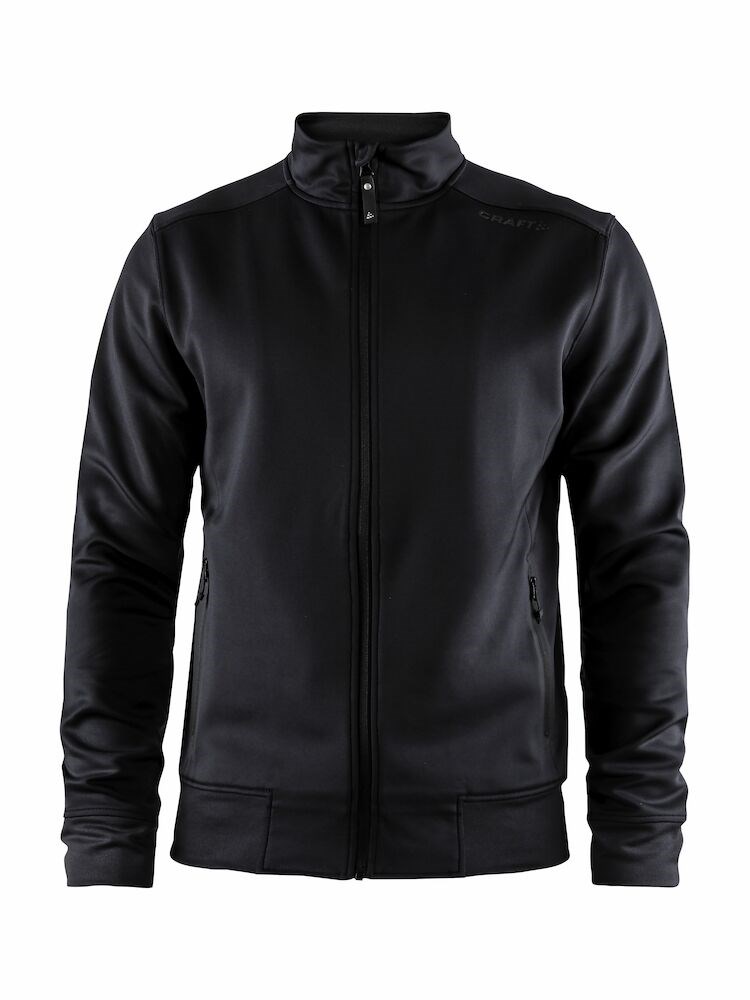 Craft - Noble Zip Jacket M Darkgrey melange 4XL - Black
