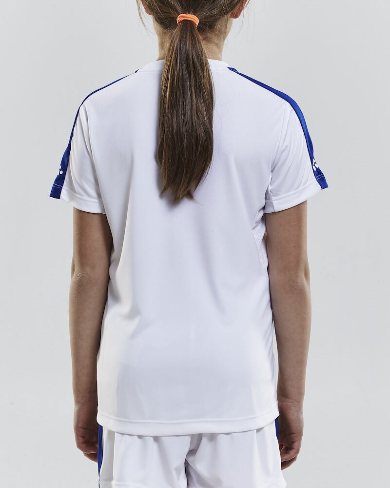 Craft - Progress Jersey Contrast JR White/Club Cobolt 158/164