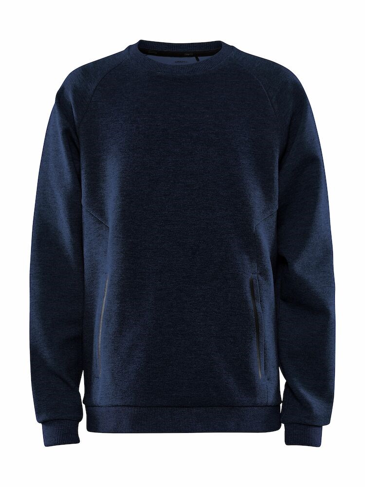 Craft - CORE Soul Crew Sweatshirt Jr Dk Grey Melange 158/164 - Dark Navy