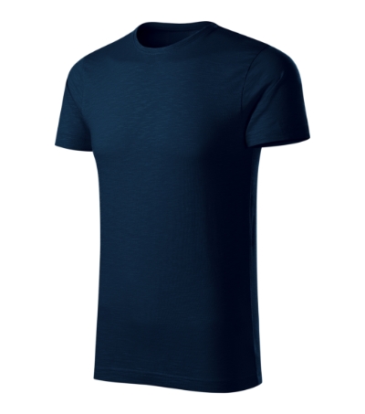 T-shirt heren Gulf antiek zilver - navy blue