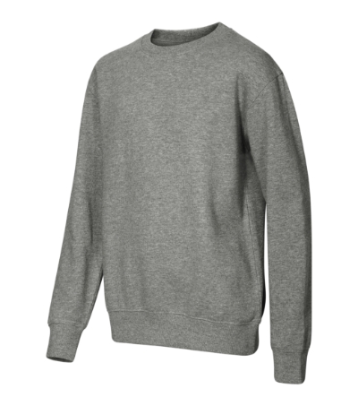 Sweatshirt kinderen Crew military - dark gray melange