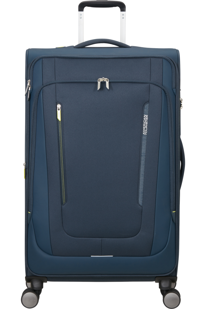 American Tourister Wanderlite Spinner L Exp Tsa - Dark Navy