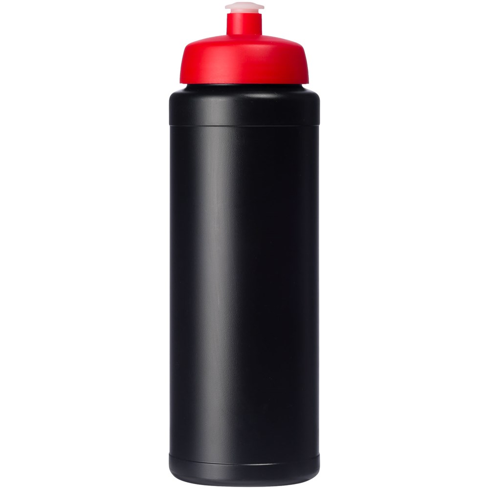 Baseline® Plus 750 ml drinkfles met sportdeksel - Zwart, Rood