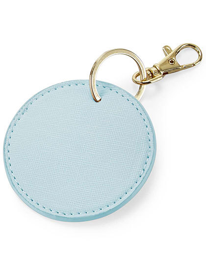 BagBase - Boutique Circular Key Clip - Soft Blue