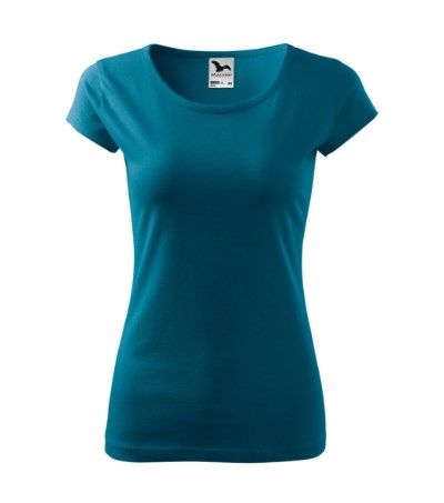 T-shirt dames Pure petrol blue