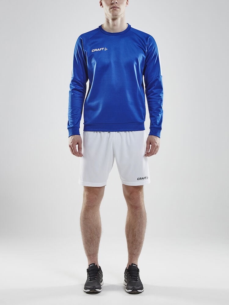 Craft - Progress R-Neck Sweater M Club Cobolt/White XXL