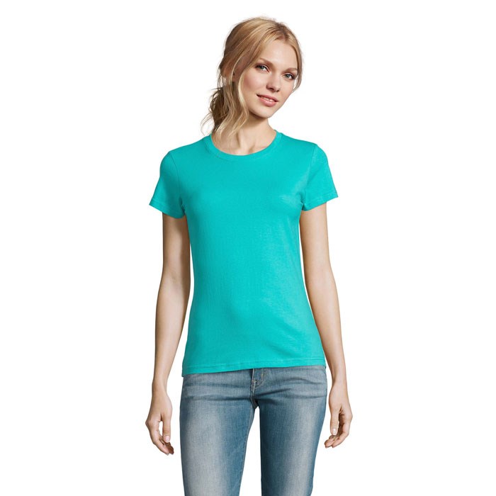 IMPERIAL WOMEN - IMPERIAL DAMES T-Shirt 190g - Caribisch Blauw