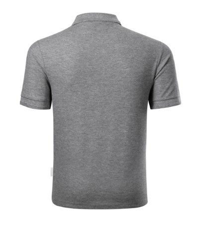 Poloshirt heren Reserve dark gray melange 12 (brand label)