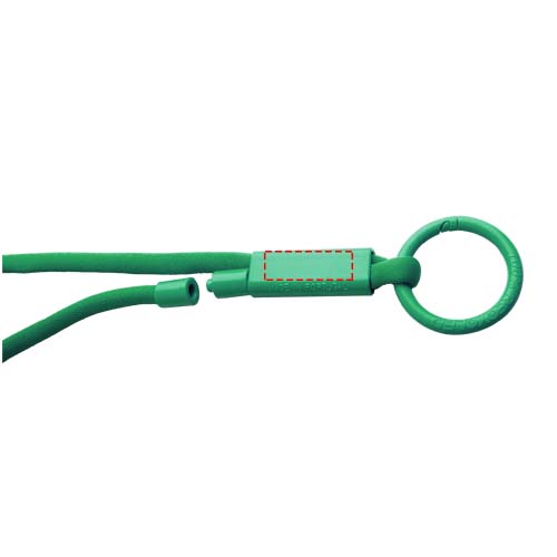 Tubyard lanyard met gerecycleerde plastic buis
