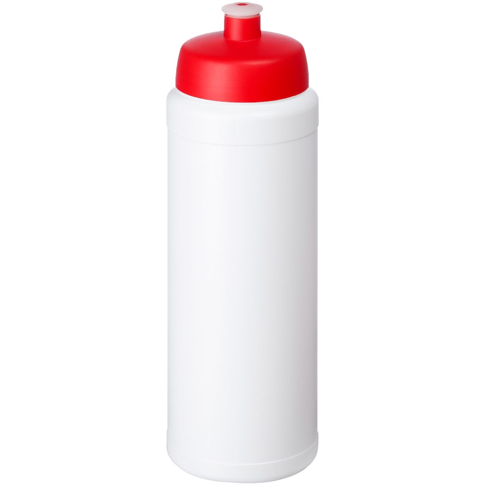 Baseline® Plus 750 ml drinkfles met sportdeksel - Wit, Rood
