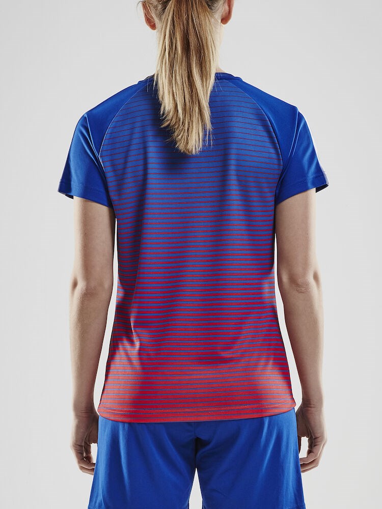 Craft - Pro Control Stripe Jersey W Club Cobolt/Bright Red XXL