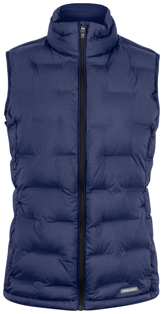 Cutter & Buck - Baker Vest Dames Ivy Groen M - Dark Navy