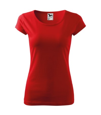 T-shirt dames Pure rood