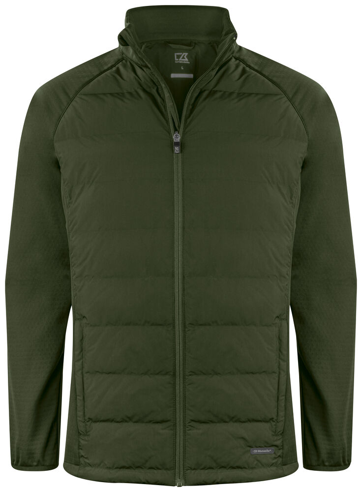 Cutter & Buck - Oak Harbor Jacket Heren Zilver L - Ivy Groen