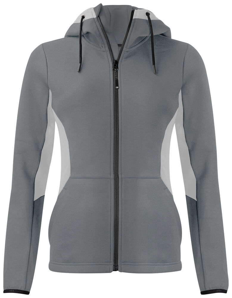 Cutter & Buck - Pemberton Hood FZ Dames Dennengroen XS - Pistol