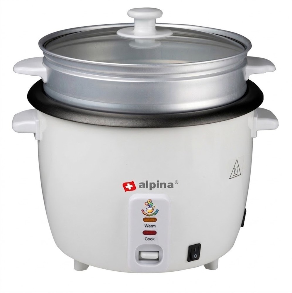 ALPINA Rice Cooker 1.8L 700W- Wit