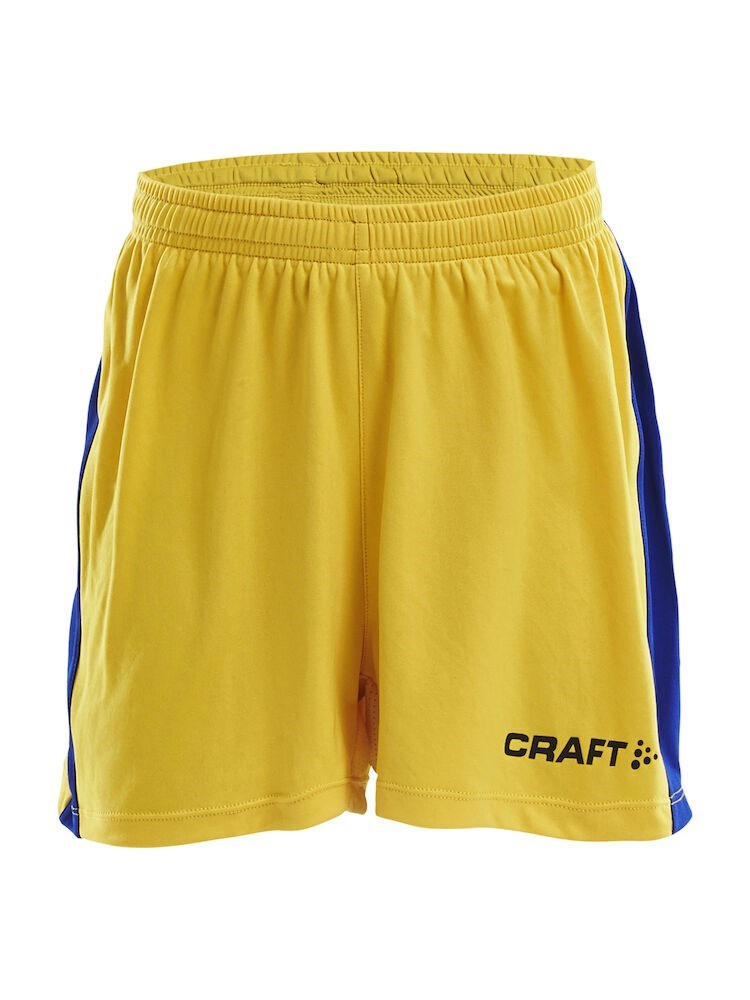 Craft - Progress Short Contrast Jr Wb Club Cobolt/Sweden Yellow 122/128 - Sweden Yellow/Club Cobolt