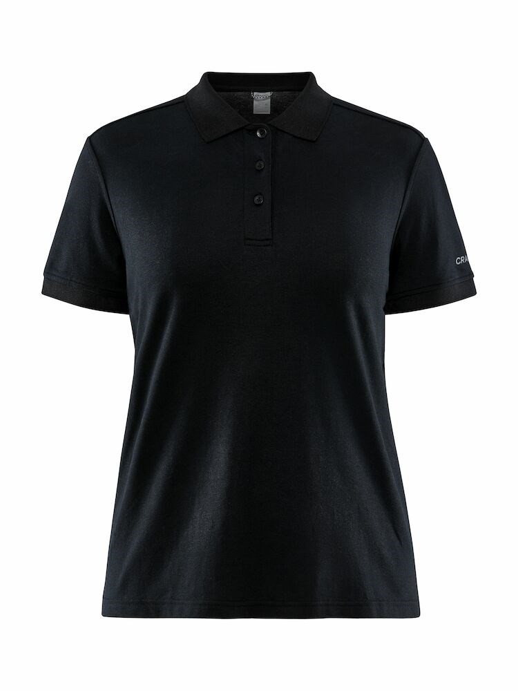 Craft - CORE Blend Polo Shirt W Leaf XL - Black