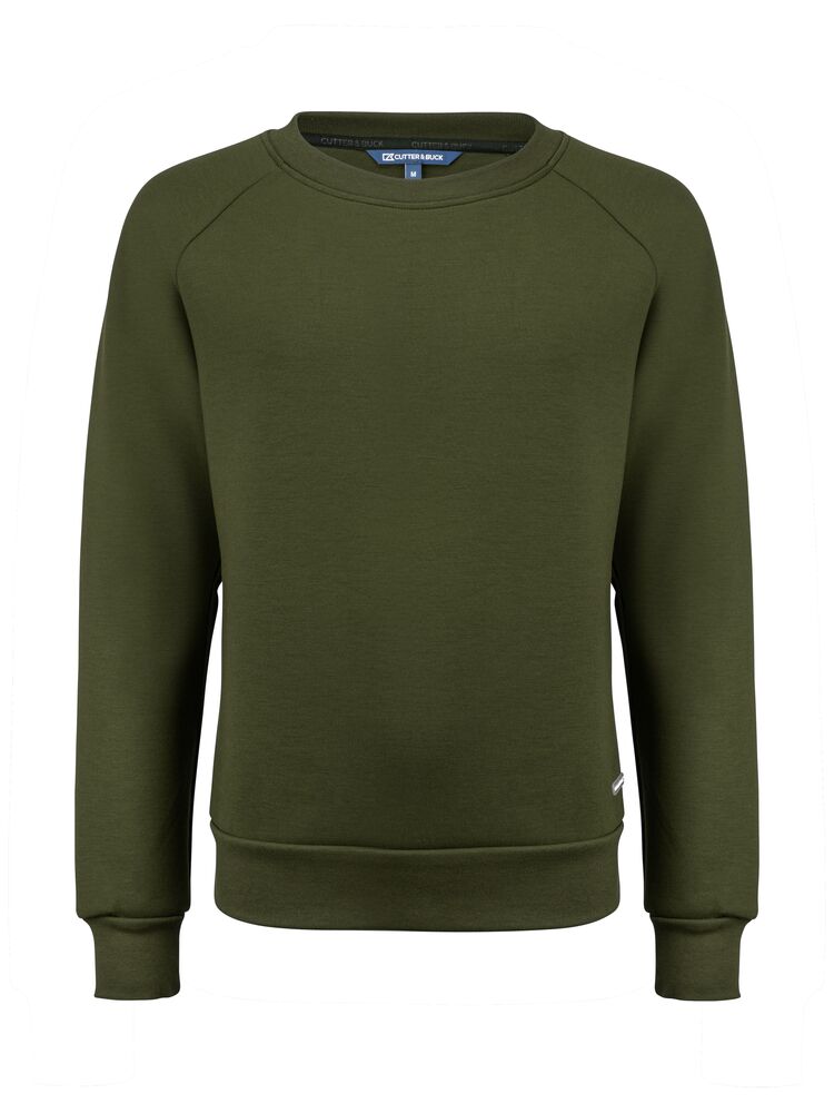 Cutter & Buck - Pemberton Crewneck Dames Zwart XL - Ivy Groen