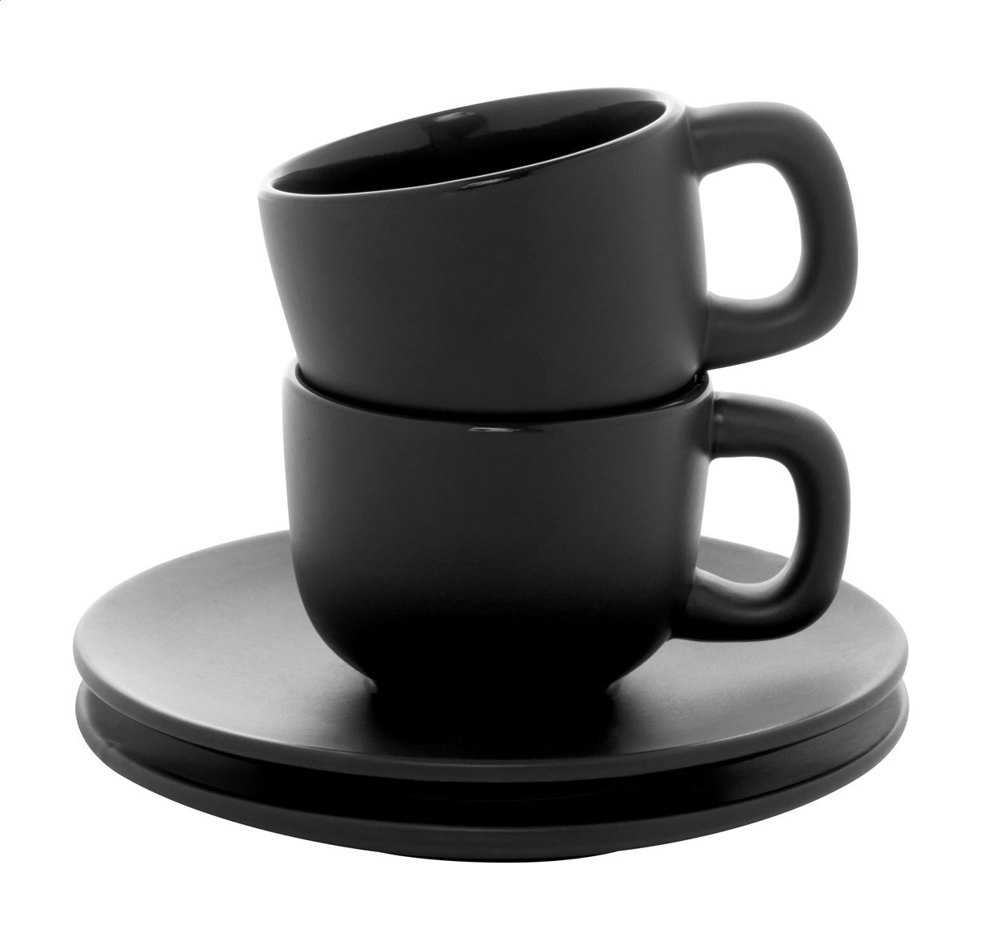 Caturra - Espresso kopje set - Zwart