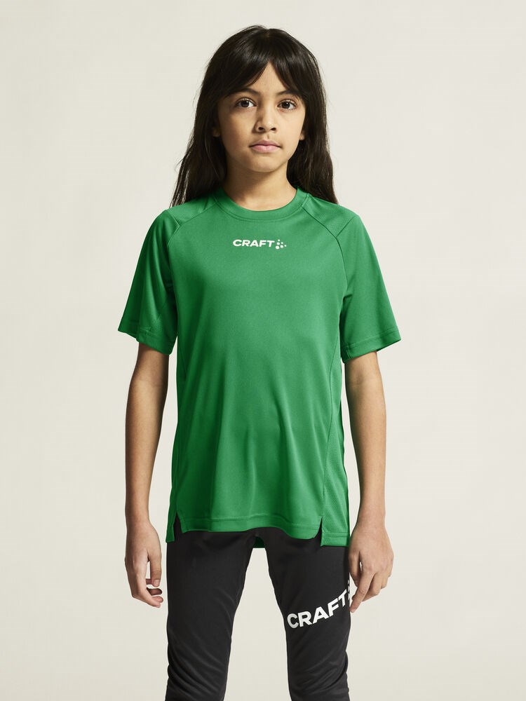 Craft - Rush 2.0 SS Tee JR Team Green 158/164