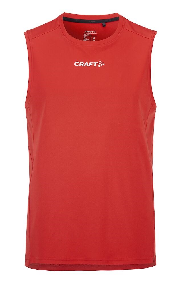 Craft - Rush 2.0 Singlet M Navy XXL - Bright Red