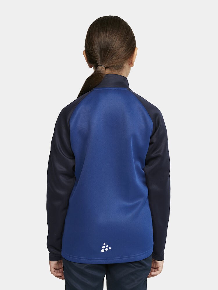 Craft - Squad 2.0 Full Zip Jr Club Cobolt-Navy 110/116