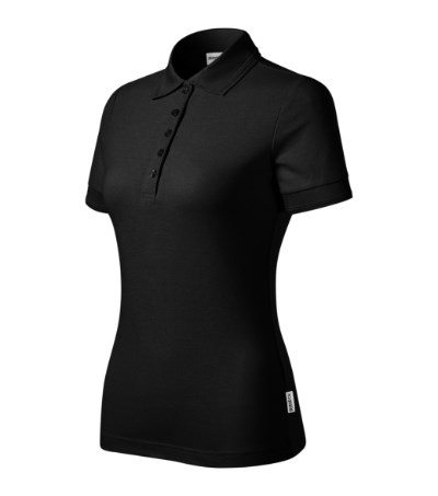 Poloshirt dames Reserve Zwart - Zwart 01 (brand label)