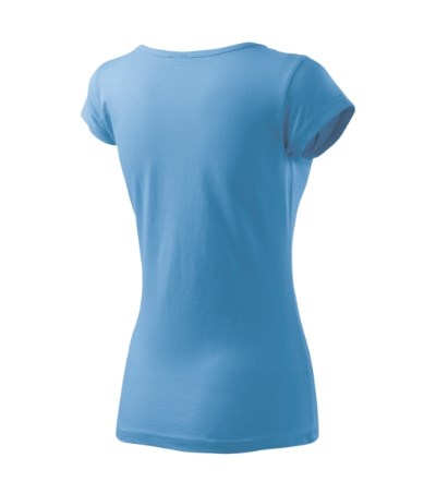 T-shirt dames Pure azuur blauw