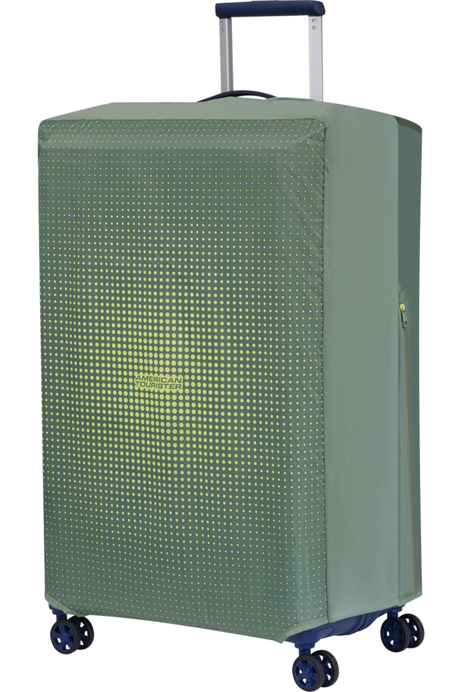 American Tourister  Ta Foldable Luggage Cover L - Olive/Lime