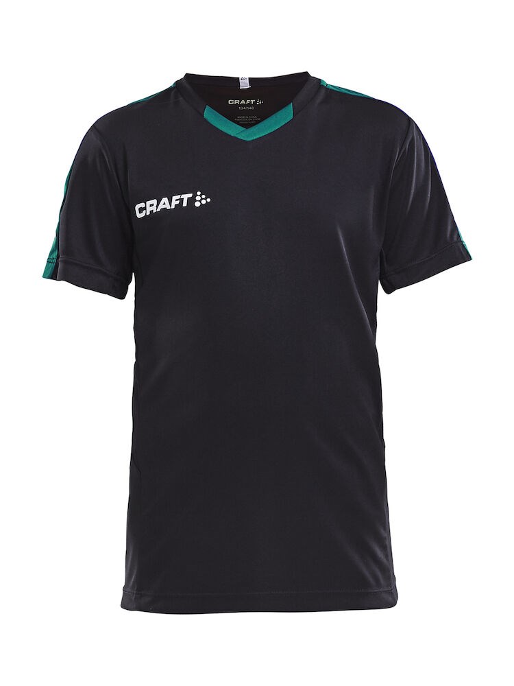 Craft - Progress Jersey Contrast JR White/Bright Red 122/128 - Black/Team Green