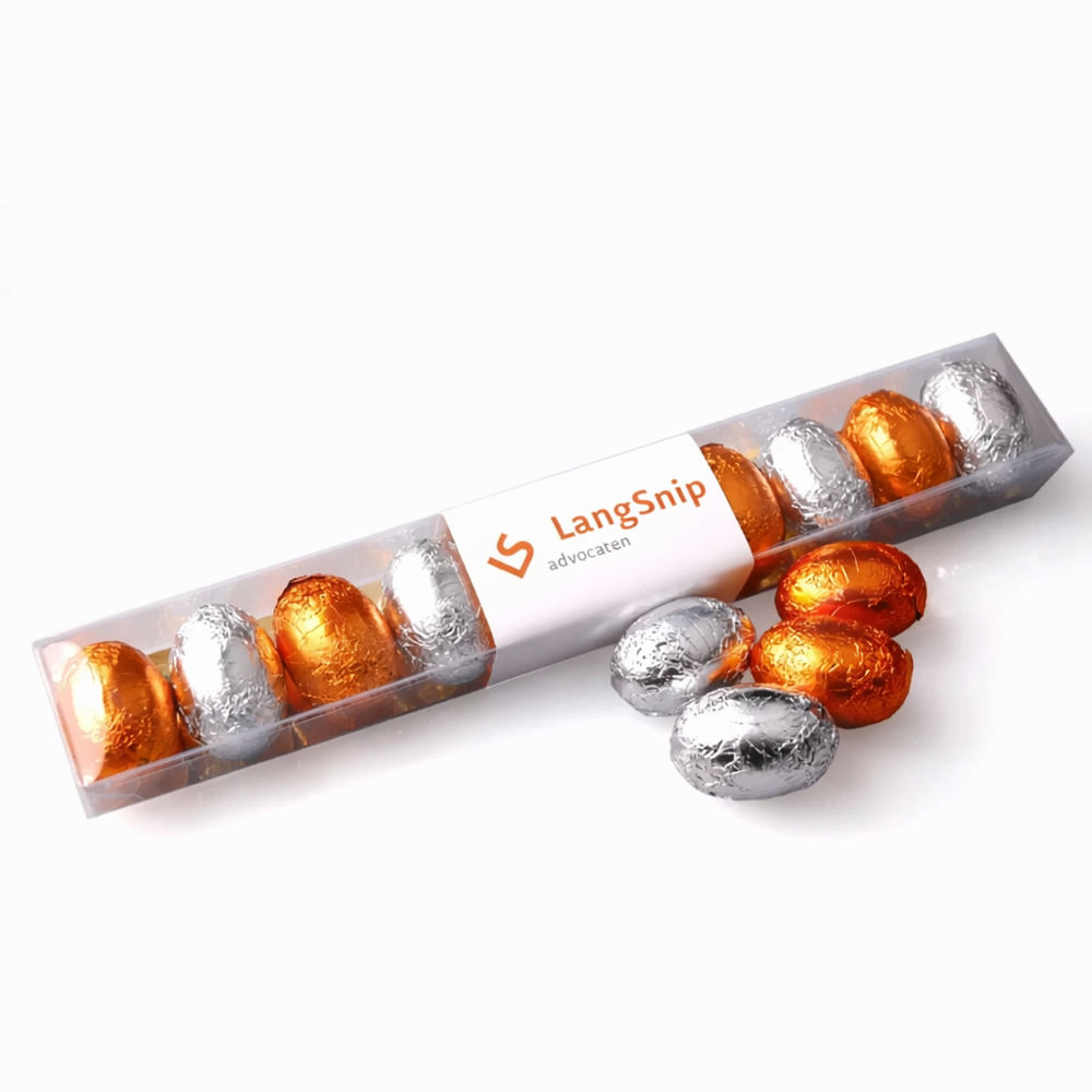 10 paaseitjes met logo
