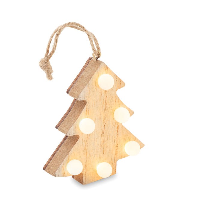 LULIE - Houten boom met lichtjes