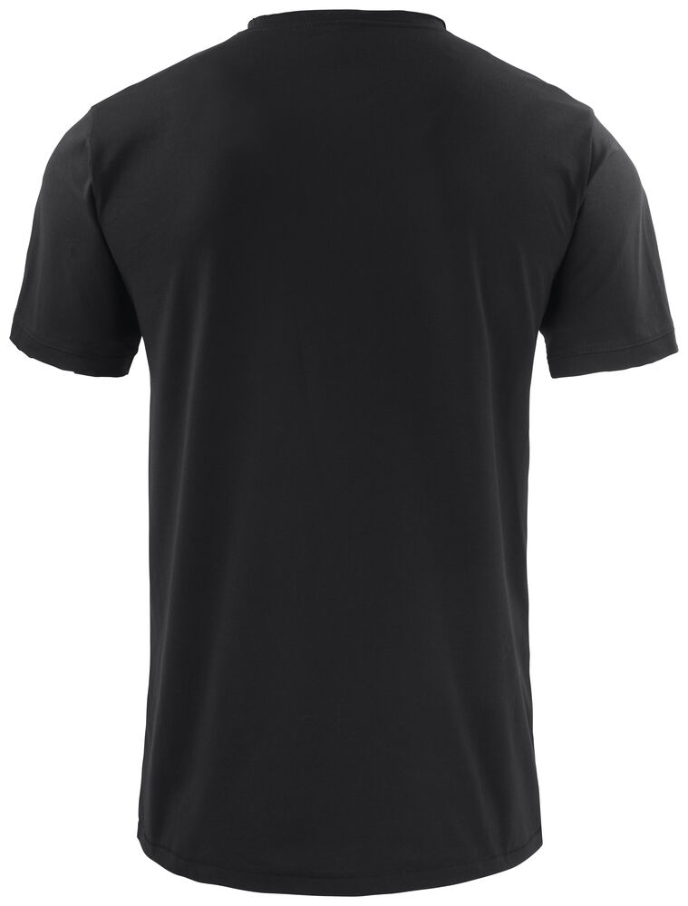 Cutter & Buck - Pacific City Tee Heren Zwart met Grijze print M