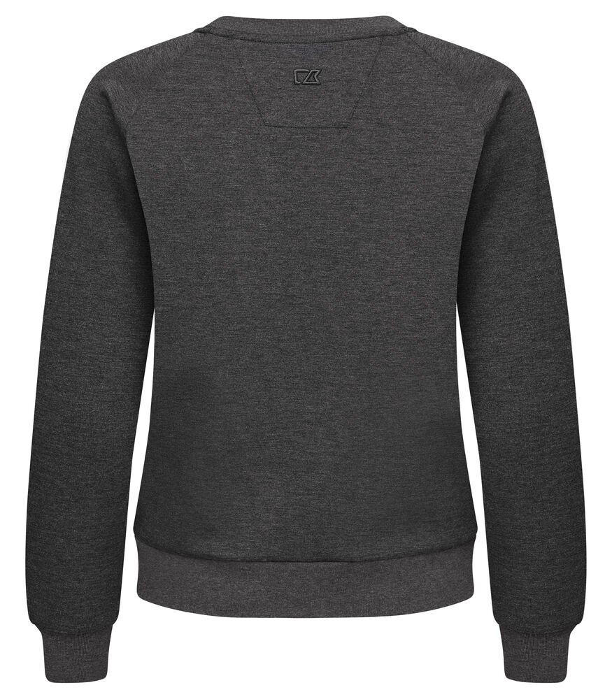 Cutter & Buck - Pemberton Crewneck Dames Antraciet Mélange S