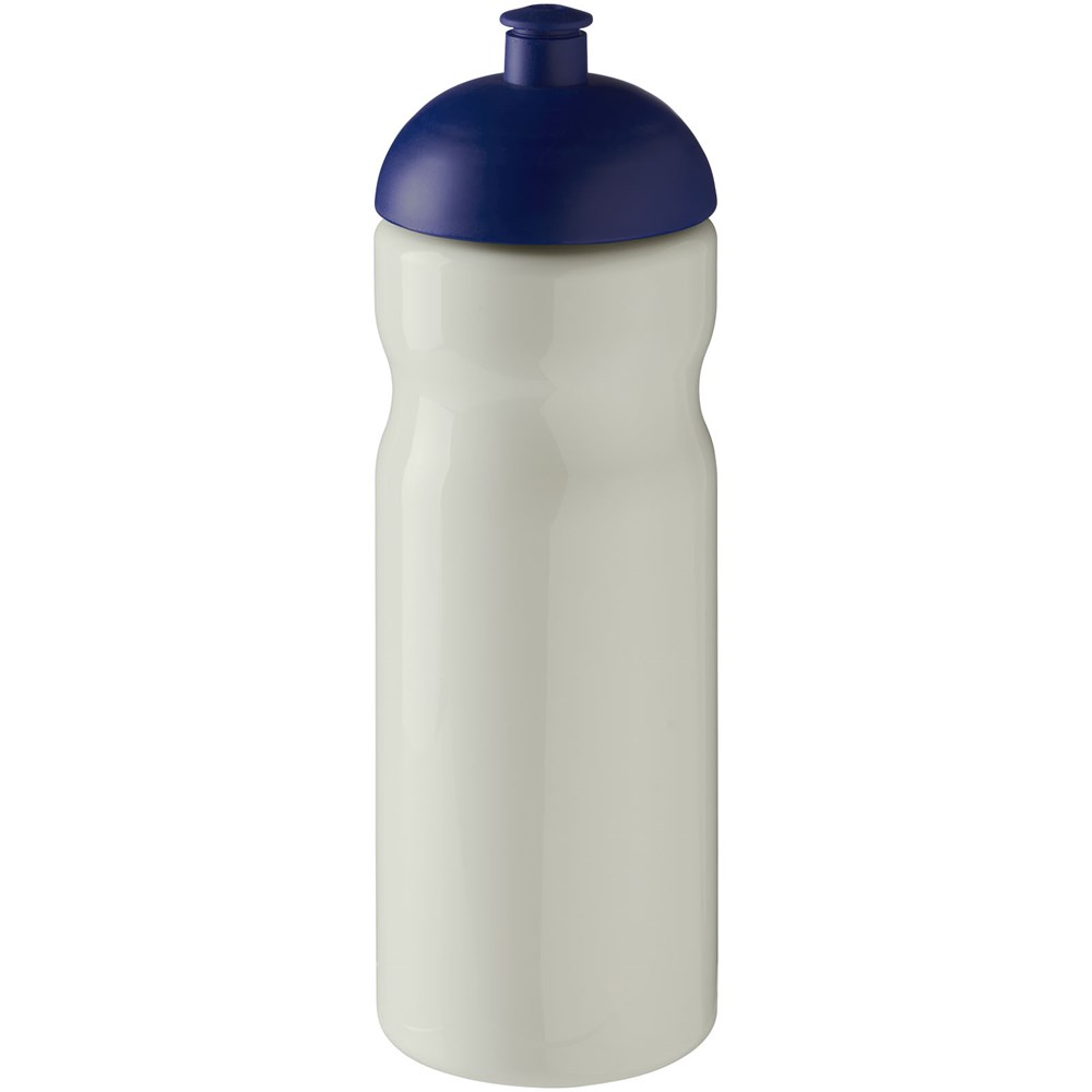 H2O Active® Eco Base 650 ml sportfles met koepeldeksel - Ivoorwit, Blauw