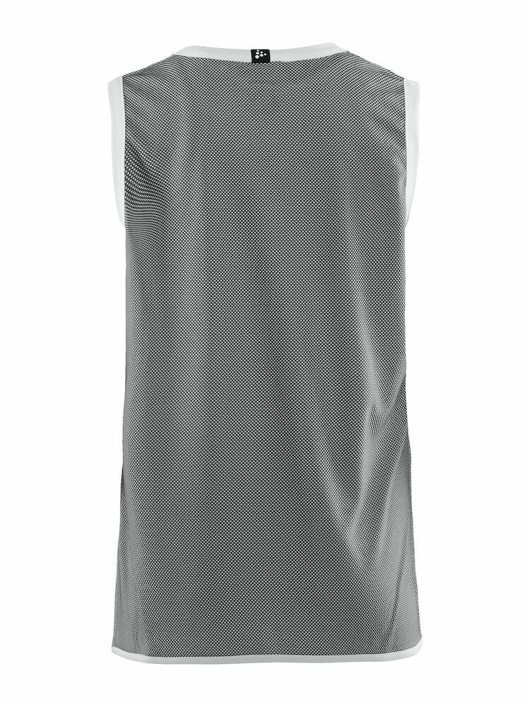 Craft - Progress Reversible Basket Singlet Jr Black/White 146/152