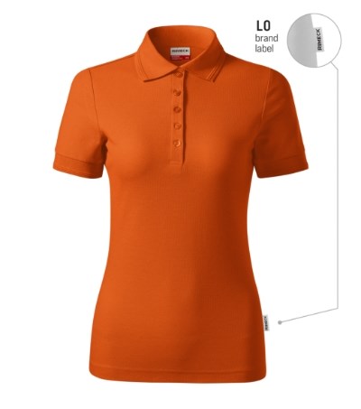 Poloshirt dames Reserve oranje 11 (brand label)