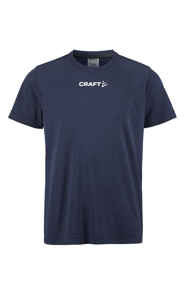 Craft - Squad Go Function Tee JR Bright red 146/152 - Navy