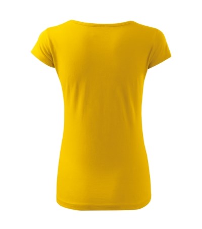 T-shirt dames Pure geel