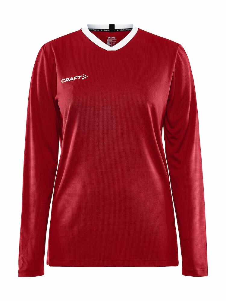 Craft - Progress LS Basket Jersey W Club Cobolt L - Bright Red